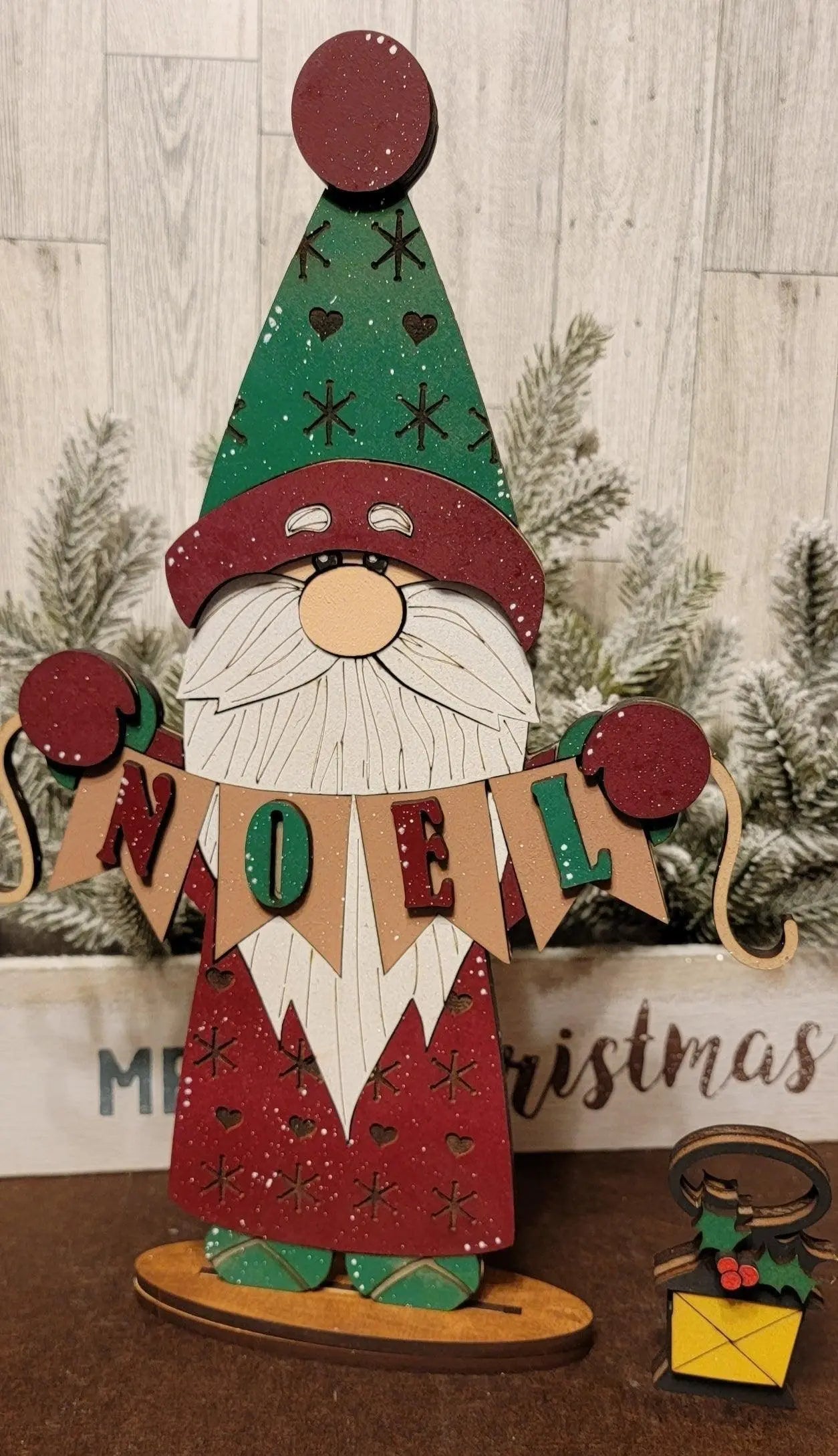 Noel Santa Gnome DIY Wood Kit - RusticFarmhouseDecor