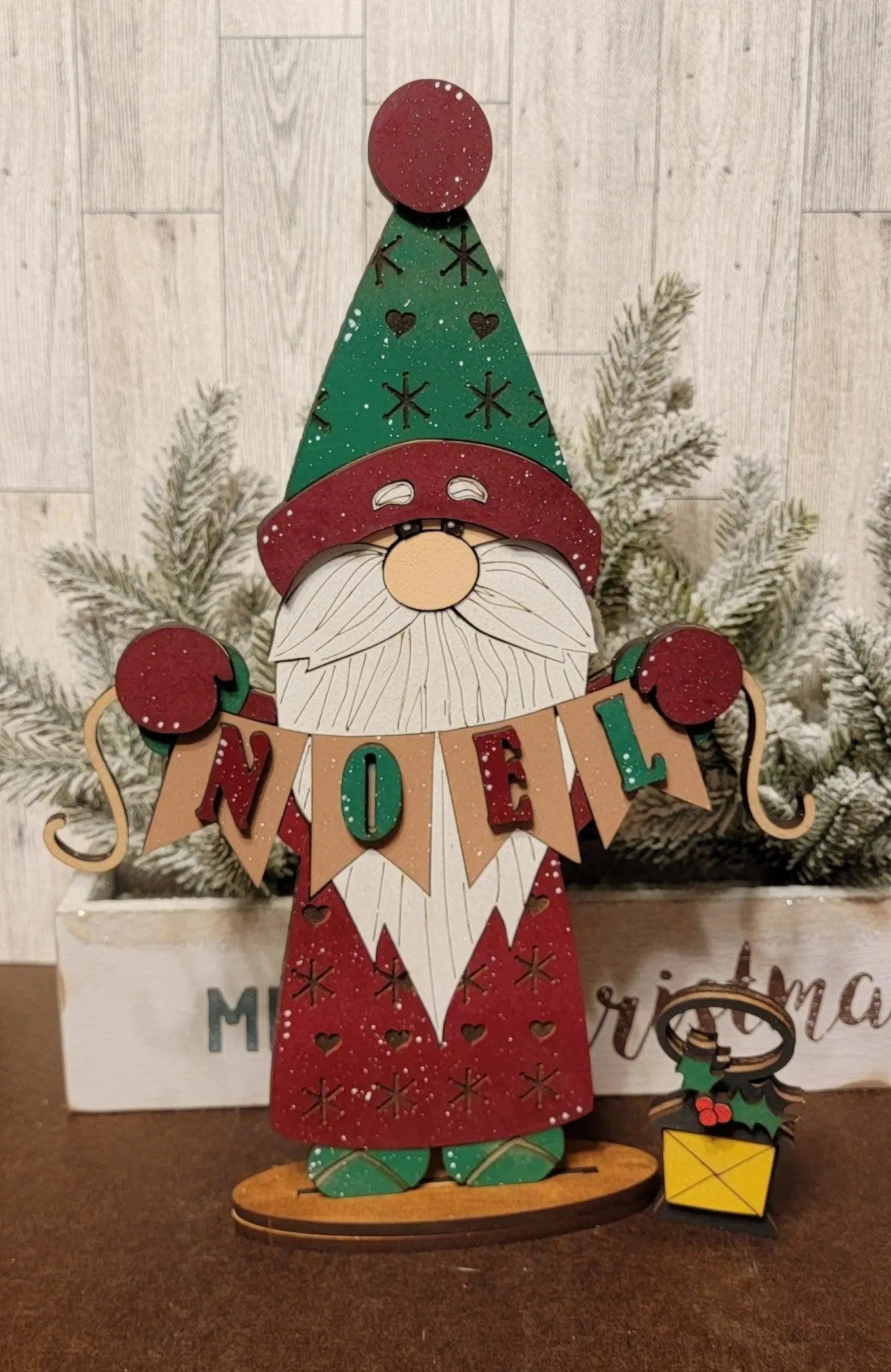 Noel Santa Gnome DIY Wood Kit - RusticFarmhouseDecor