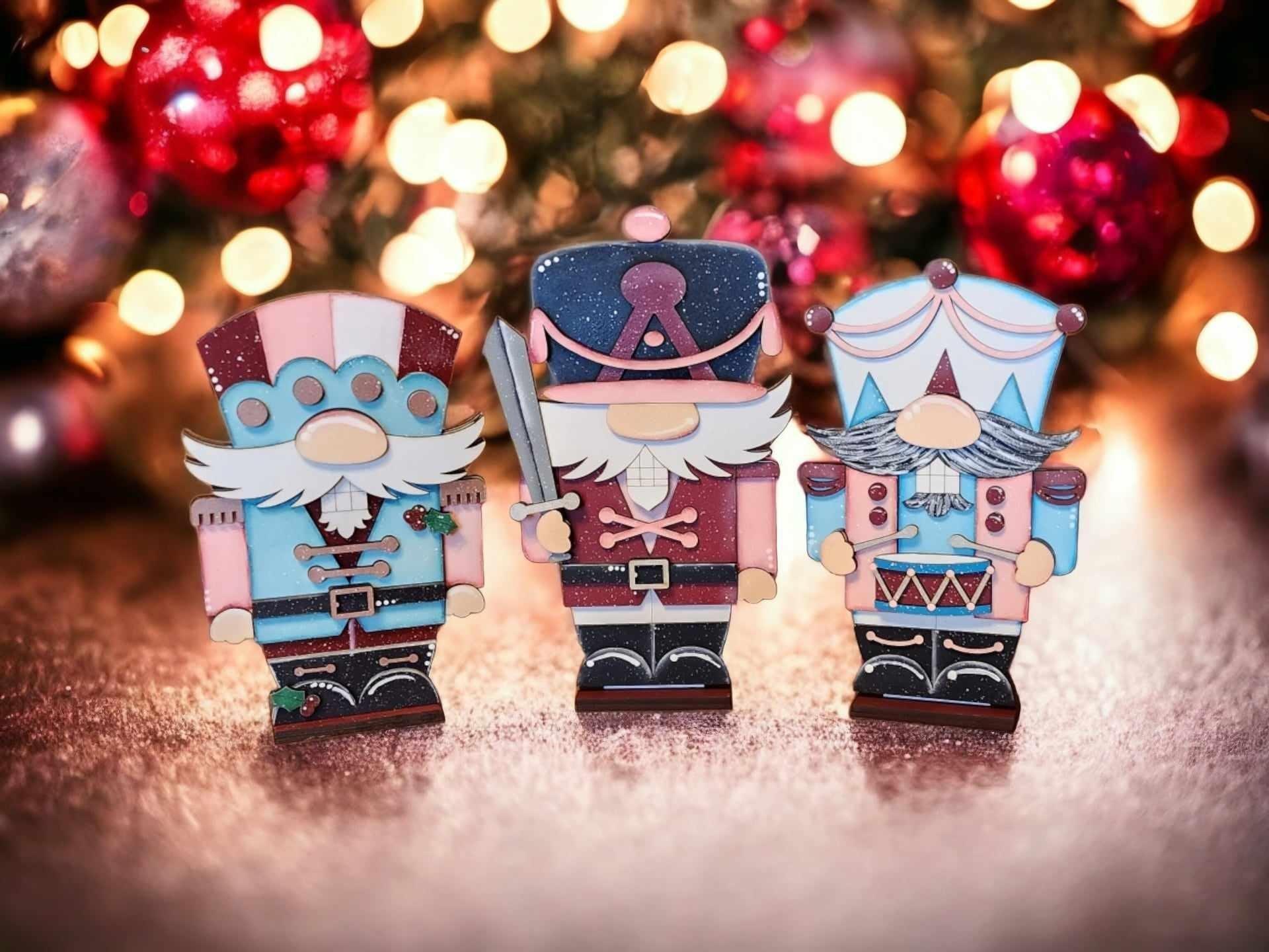 Nutcracker Gnome with Sword and Hat DIY Shelf Siitter - RusticFarmhouseDecor