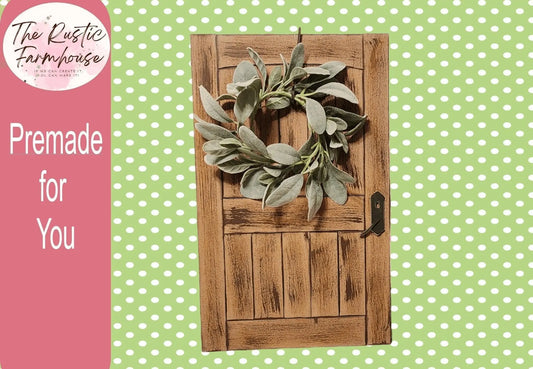 Premade Standing Door Sign Holder Tabletop Door Stand, Wreath Door Decor - RusticFarmhouseDecor