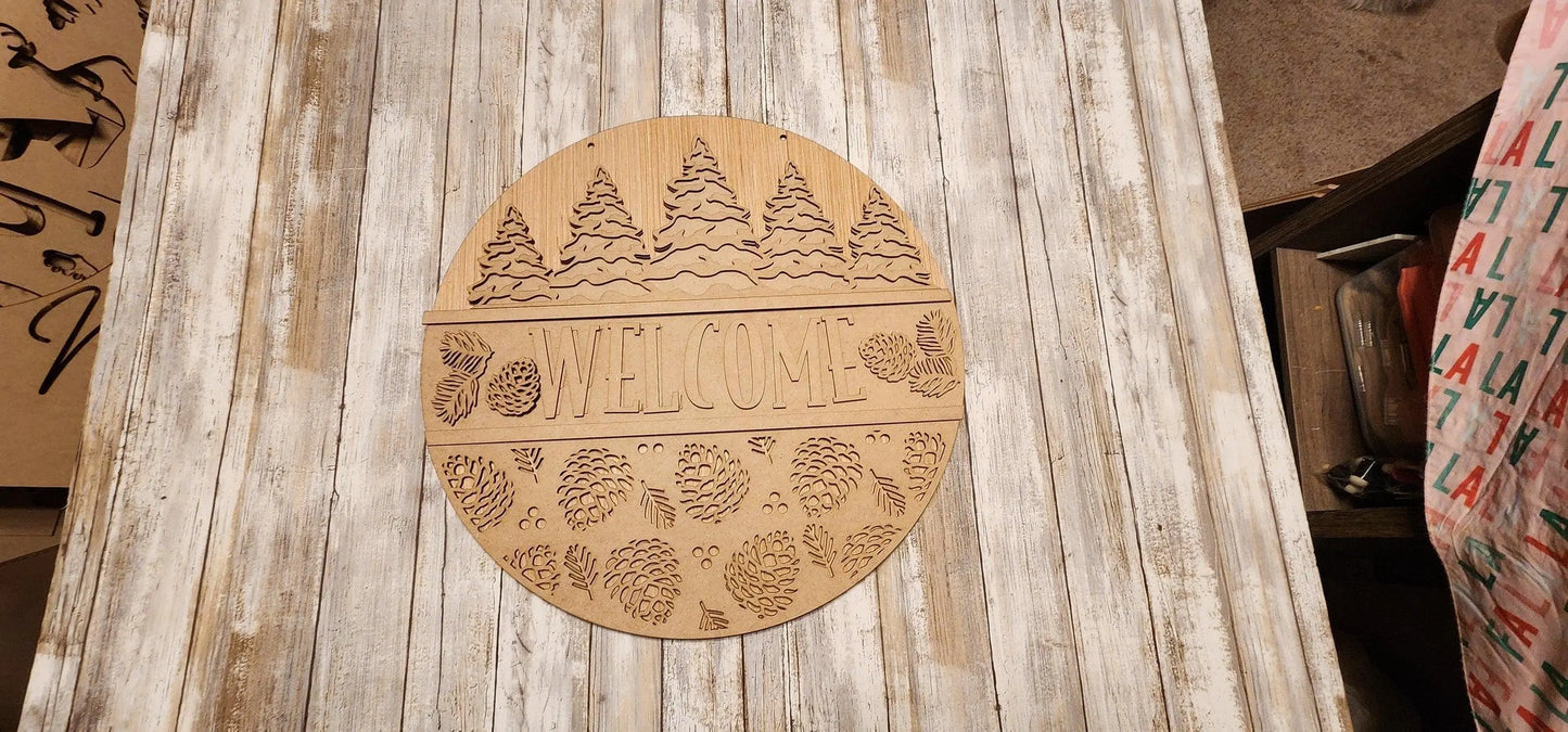 Silent Night Door Hanger DIY - RusticFarmhouseDecor