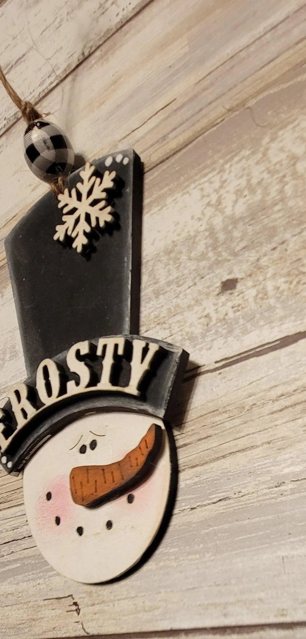 Snowmen Frosty Let It Snow Christmas Ornament Set - RusticFarmhouseDecor