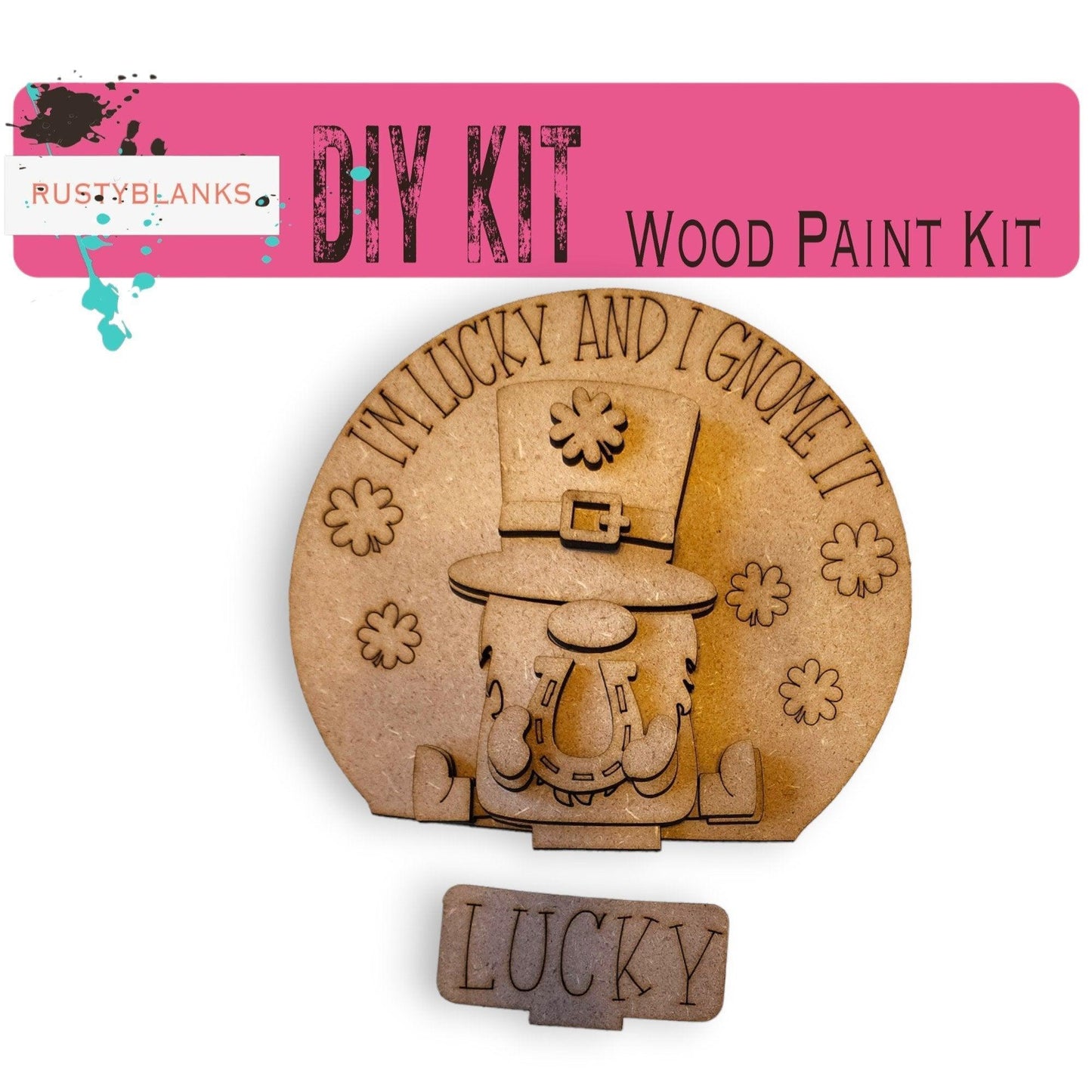 St Patrick Leprechaun Insert for Snow Globe DIY Interchangeable Decor, Gift for Her - RusticFarmhouseDecor