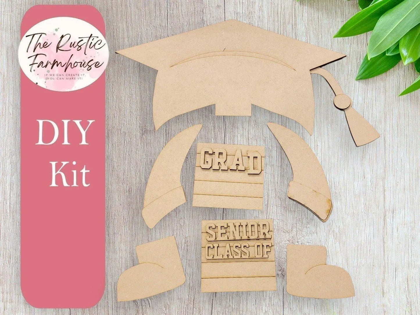 Standing Gnome Graduation Add On - RusticFarmhouseDecor