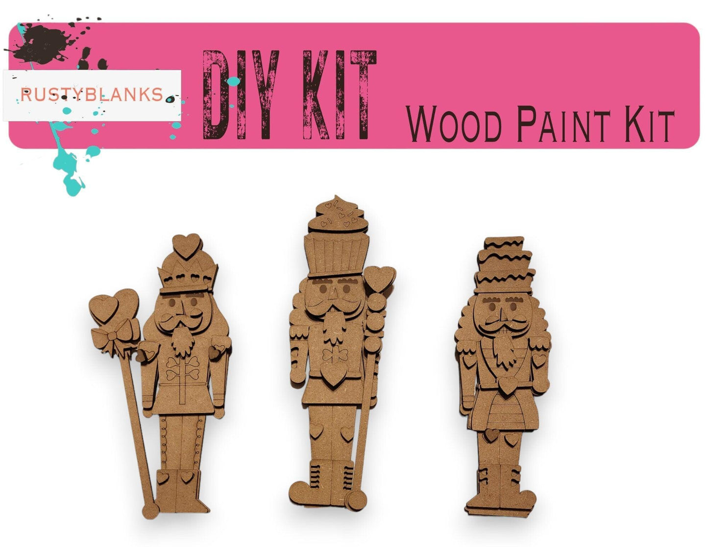 Standing Valentines Day Decor Nutcracker Shelf Sitter DIY - RusticFarmhouseDecor