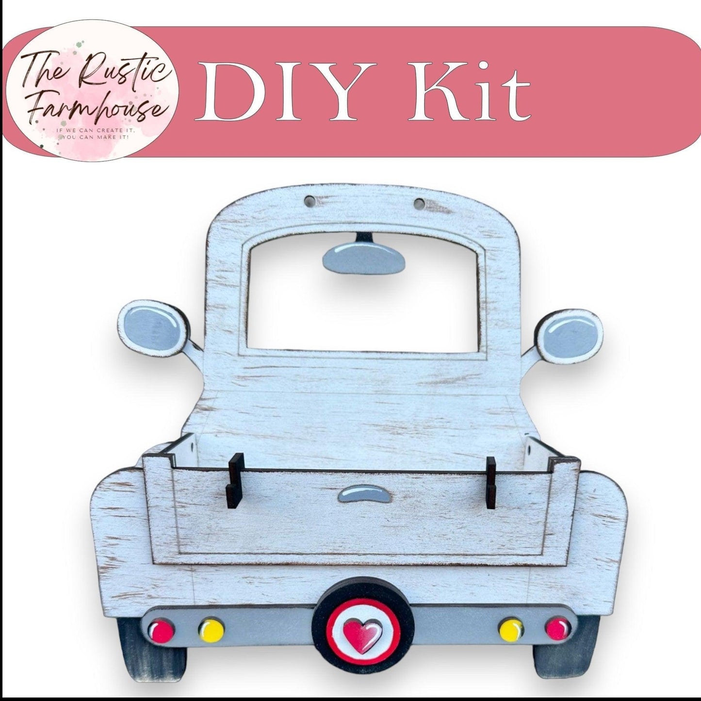Truck Shelf Sitter DIY Kit - Base for Tiered Tray Decor - RusticFarmhouseDecor