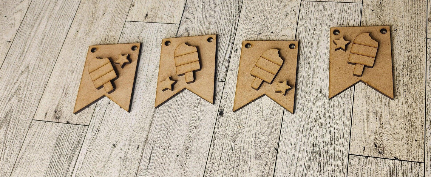 USA Patriotic Tiered Tray Decor - RusticFarmhouseDecor