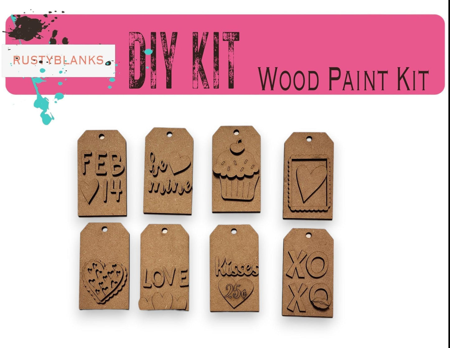 Valentine Gift Tag Ornaments - RusticFarmhouseDecor