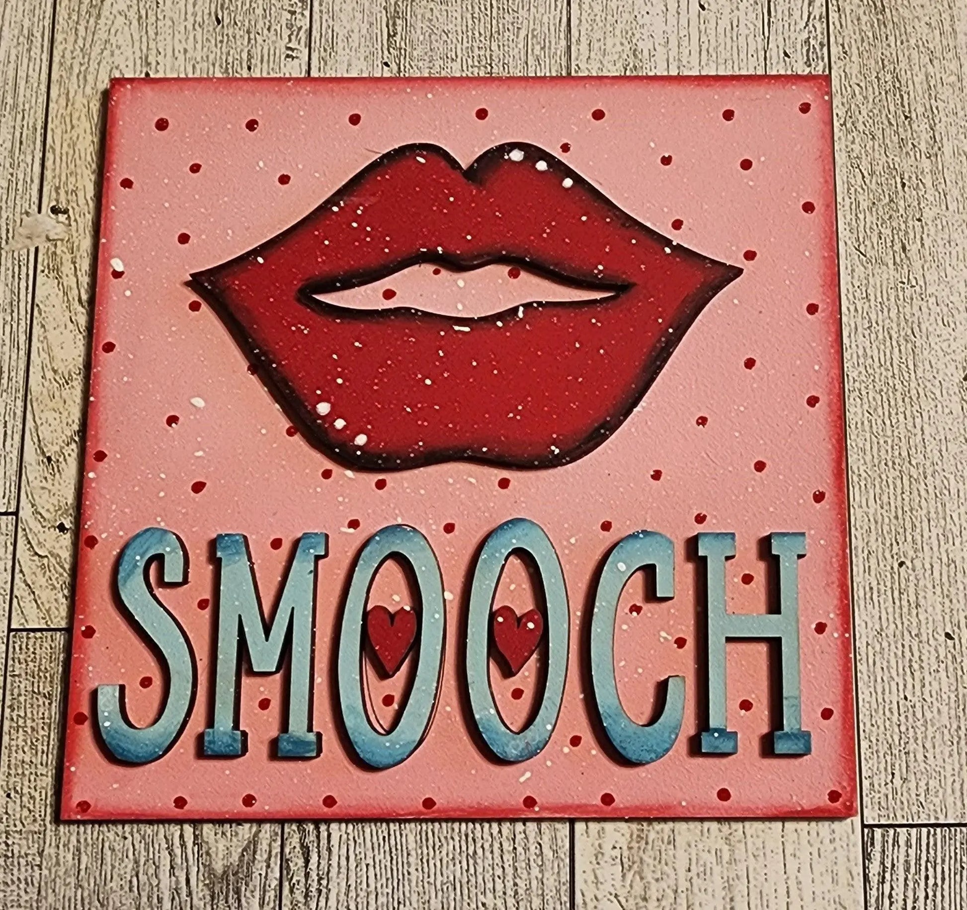 Valetine's Interchangeable Tiles for leaning ladders or Shelf Sitters - RusticFarmhouseDecor