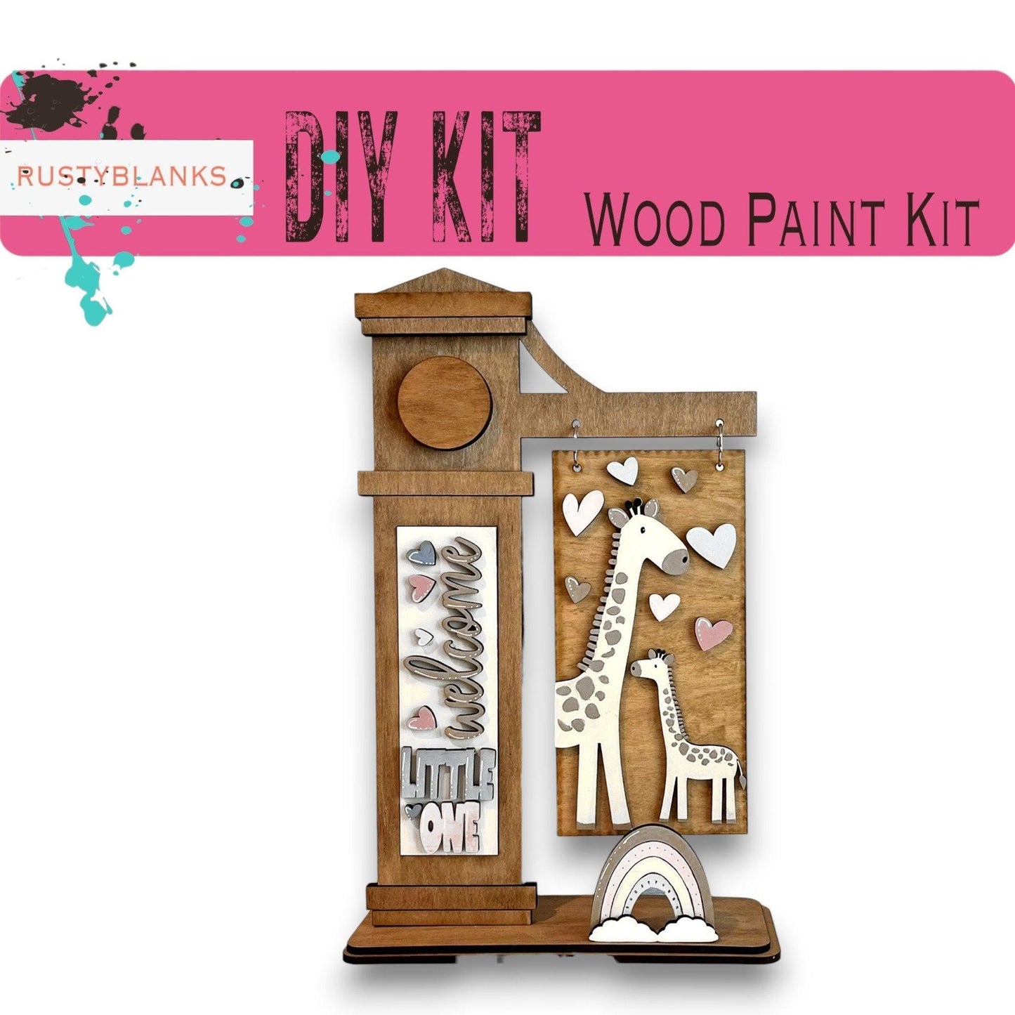 Welcome Little One Inserts for Mini Interchangeable Post - RusticFarmhouseDecor