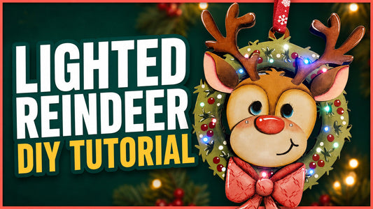 How to Paint Your Reindeer Door Hanger Kit – Holiday DIY Tutorial (Part 1 & 2)
