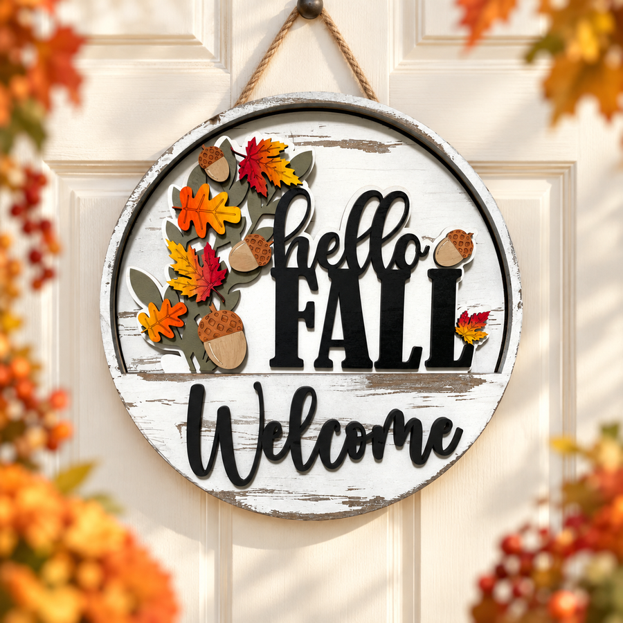 DIY-Interchangeable-Round-Door-Hanger RusticFarmhouseDecor