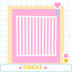 The image is a pink and yellow square with a heart-shaped object on the right side.