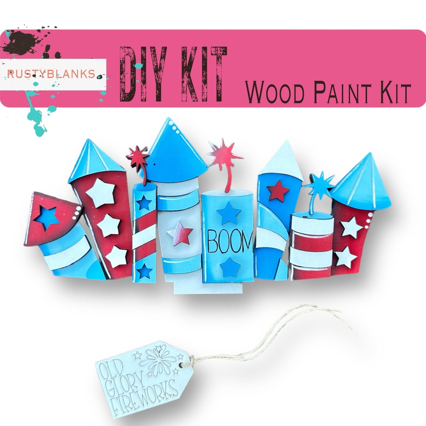 a picture of a diy kit for wood paint