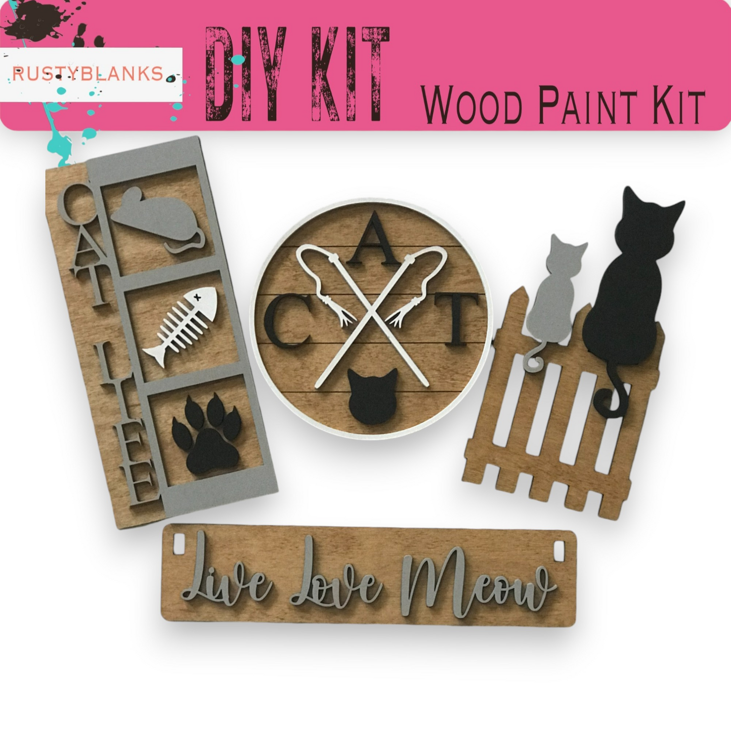 a picture of a wood craft kit