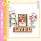 Valentine's Wagon Insert Set product image 2 from The Rustic Farmhouse