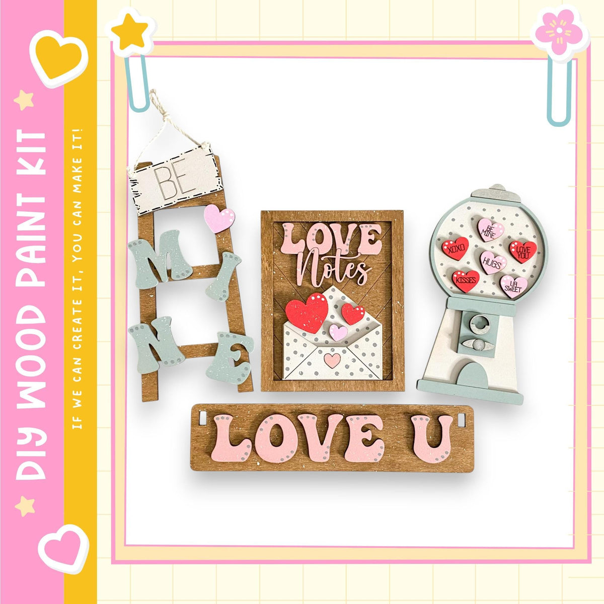 Valentine's Wagon Insert Set product image 2 from The Rustic Farmhouse