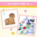 a wooden craft kit with a picture of a frog