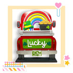 a picture of a lucky irish food truck