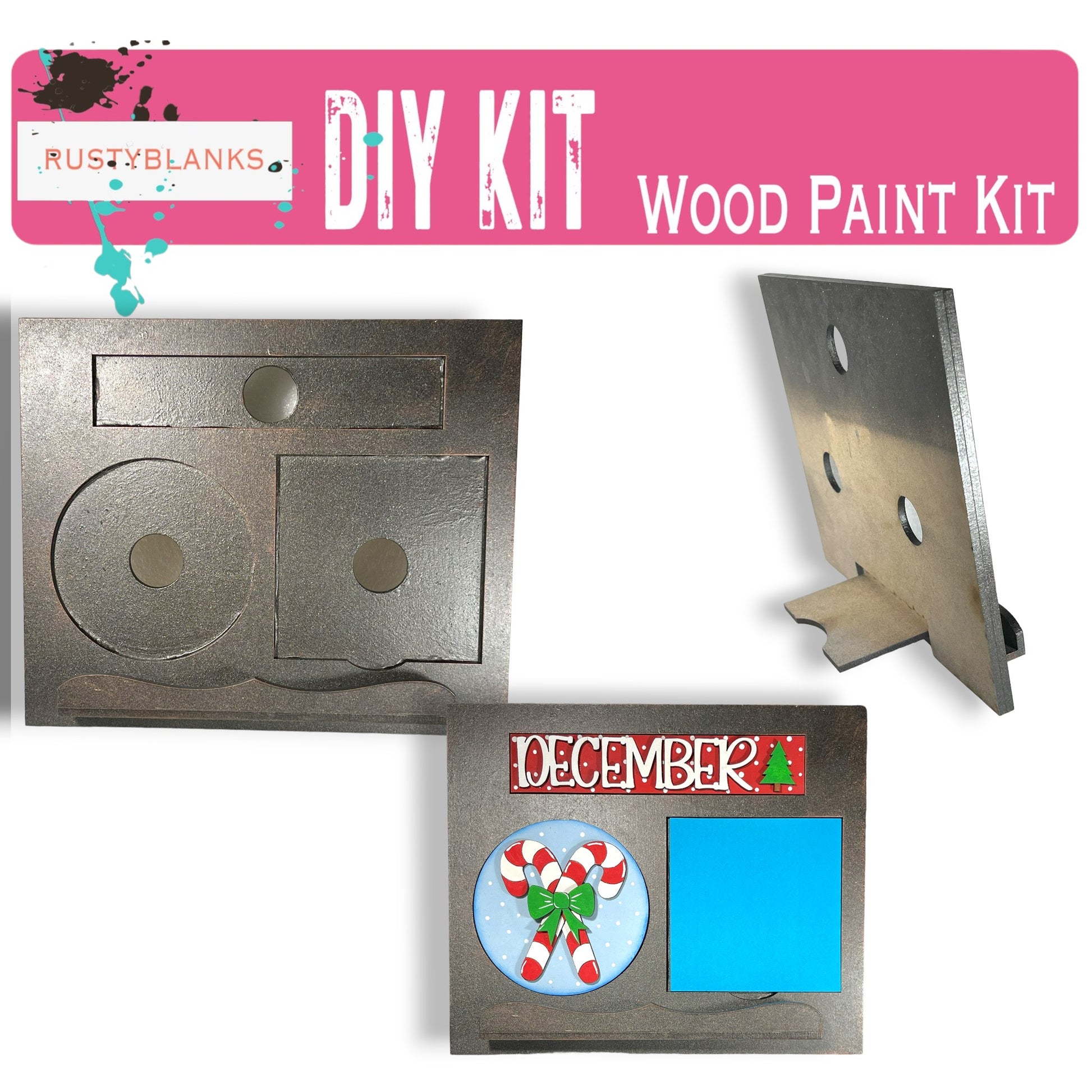 a picture of a wooden paint kit