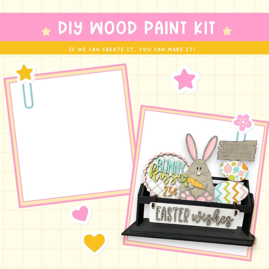 a card with a picture of a bunny on it