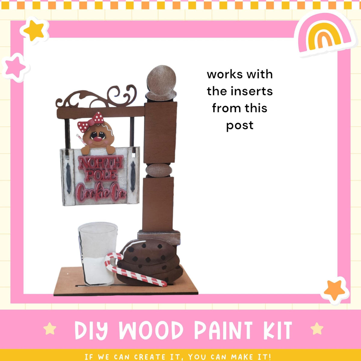 a picture of a sign that says work with the inserts from this post