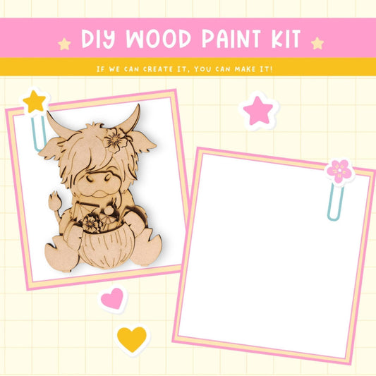 a craft kit with a picture of a dog