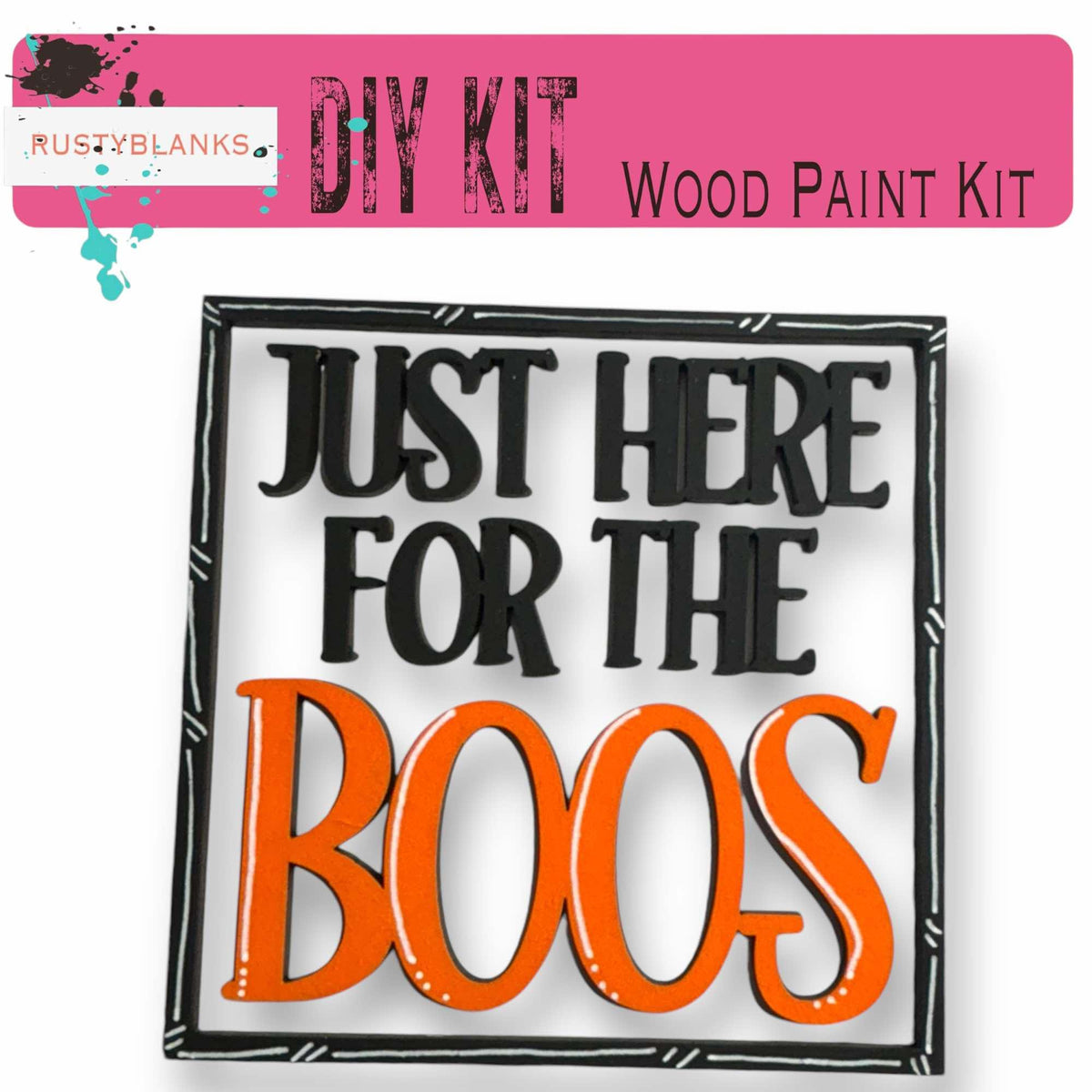 a picture of a sign that says, just here for the boos