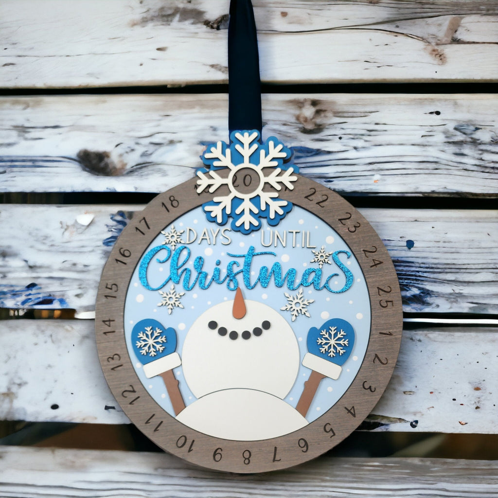 Christmas Snowman Kit - DIY Holiday Countdown Calendar & Festive Craft Project product image 2 from The Rustic Farmhouse