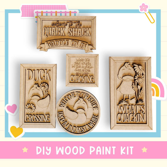 a picture of some wooden stamps and magnets