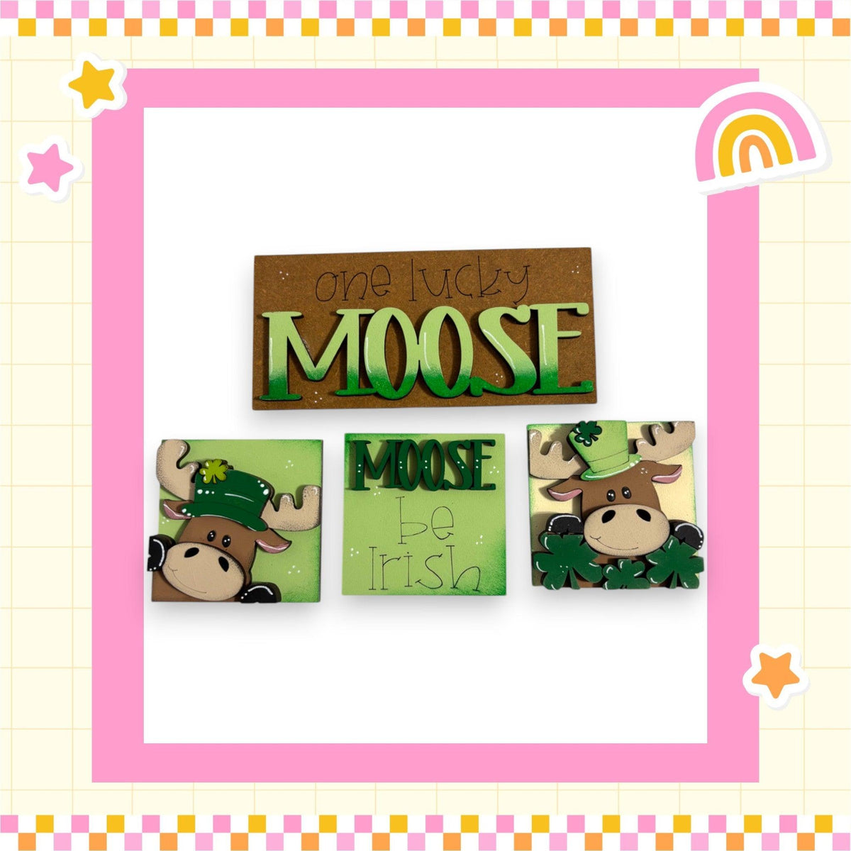 a picture of a picture of a moose