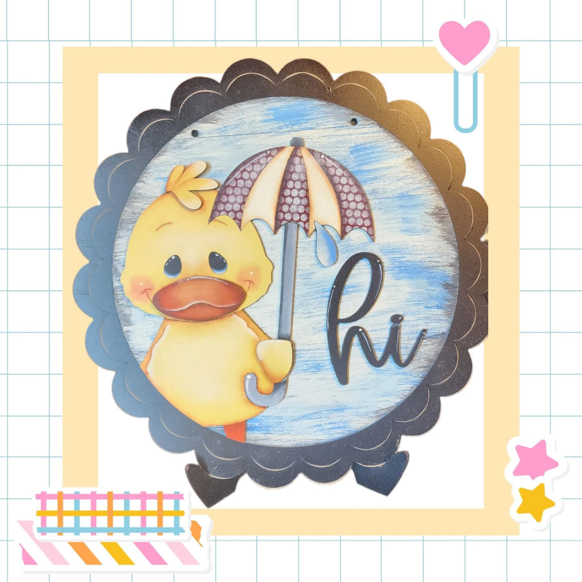 a picture of a duck holding an umbrella