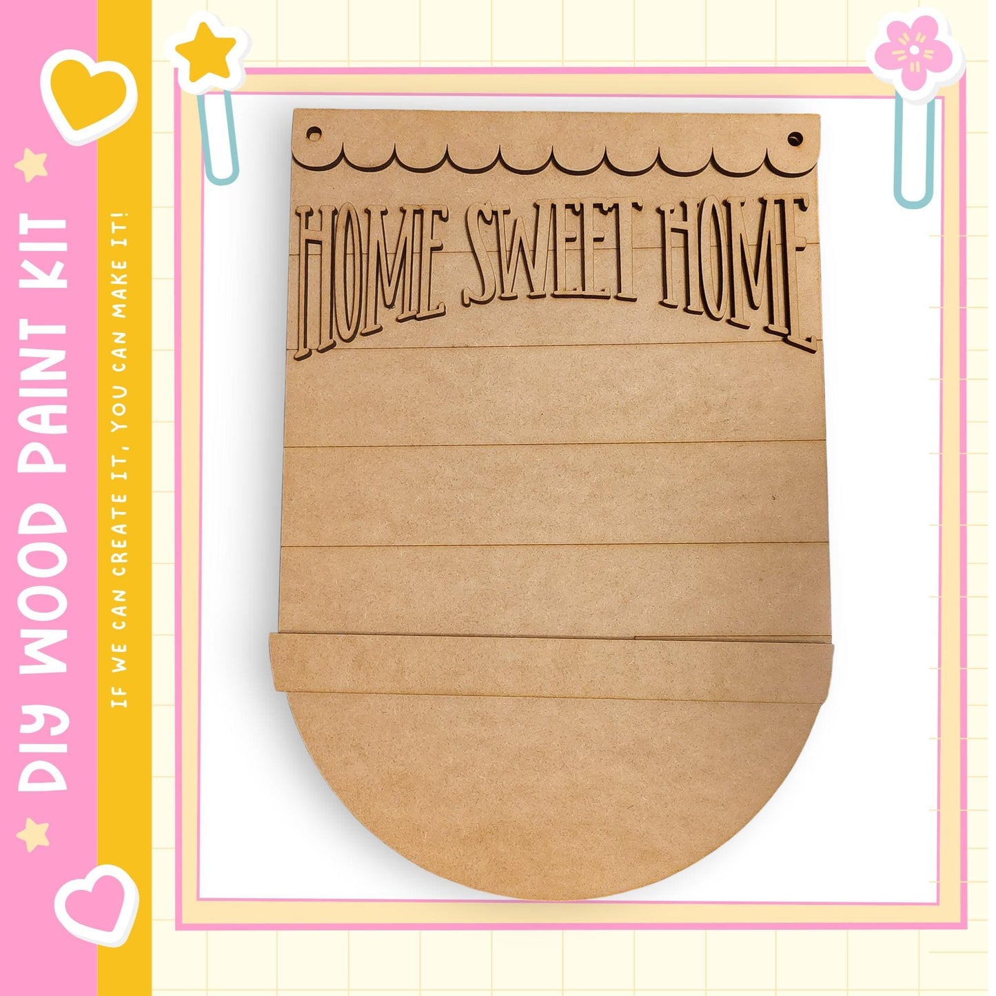 a wooden sign with the text "HOME SWEET HOME" carved into it.