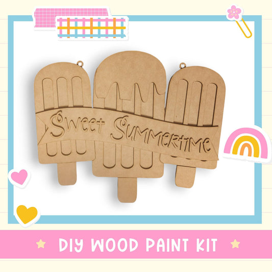 three popsicles with the words sweet sunshine on them