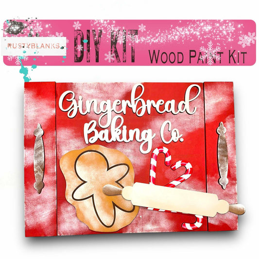 a picture of a gingerbread baking co sign