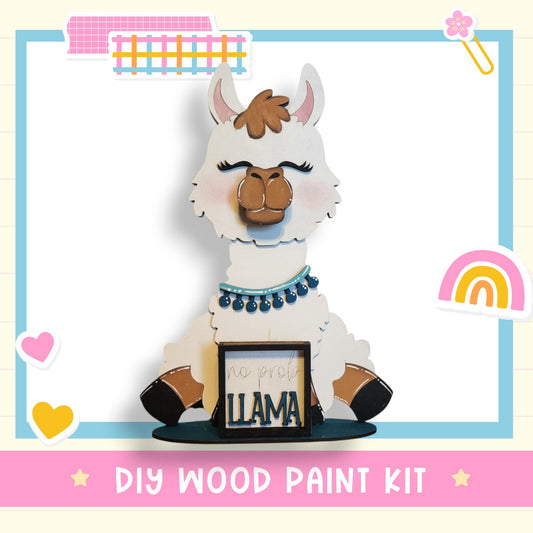 a picture of a llama with a rainbow in the background