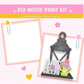a card with a picture of a potted plant