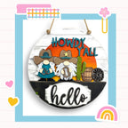 a picture of a sign that says hoddy all hello