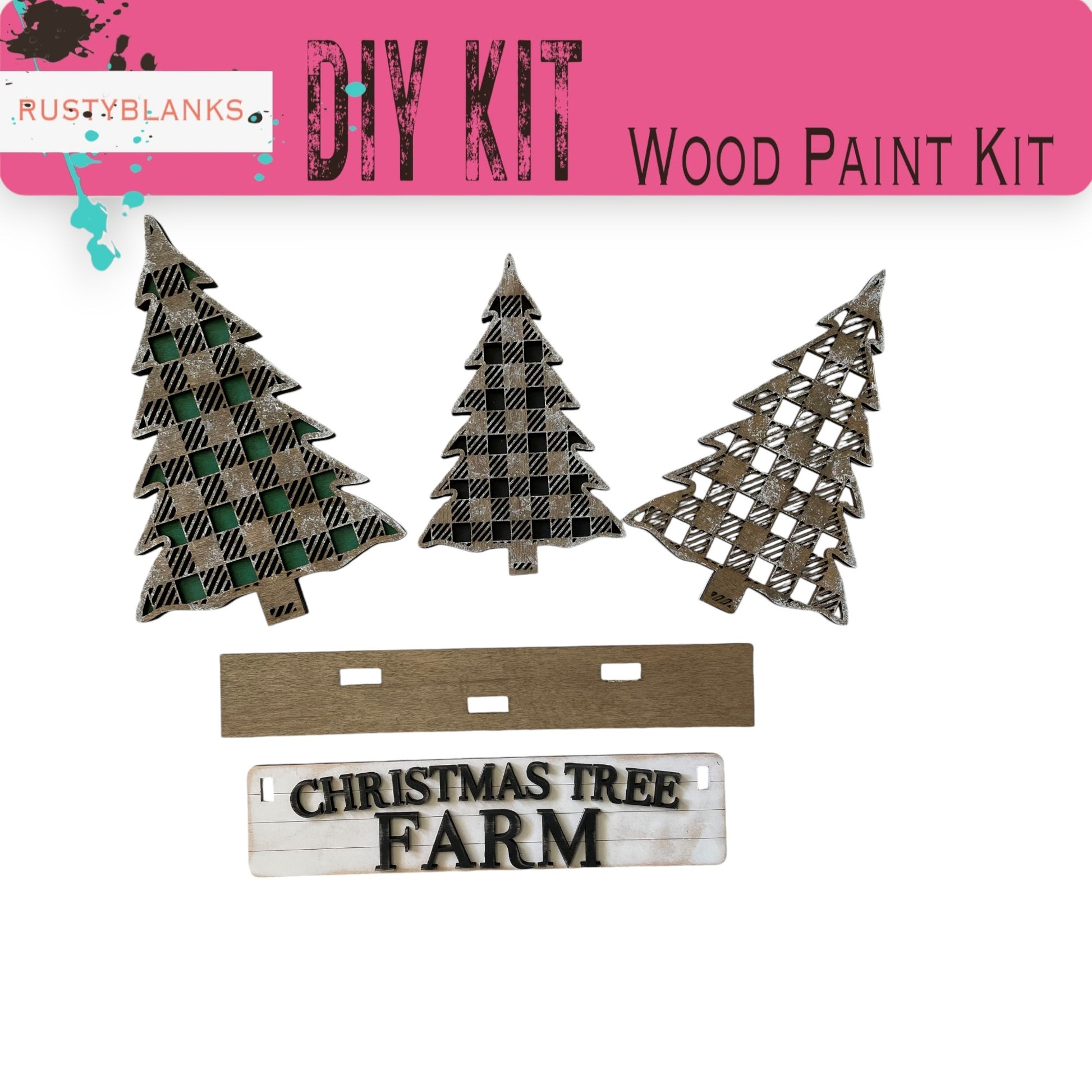 a picture of a christmas tree farm kit