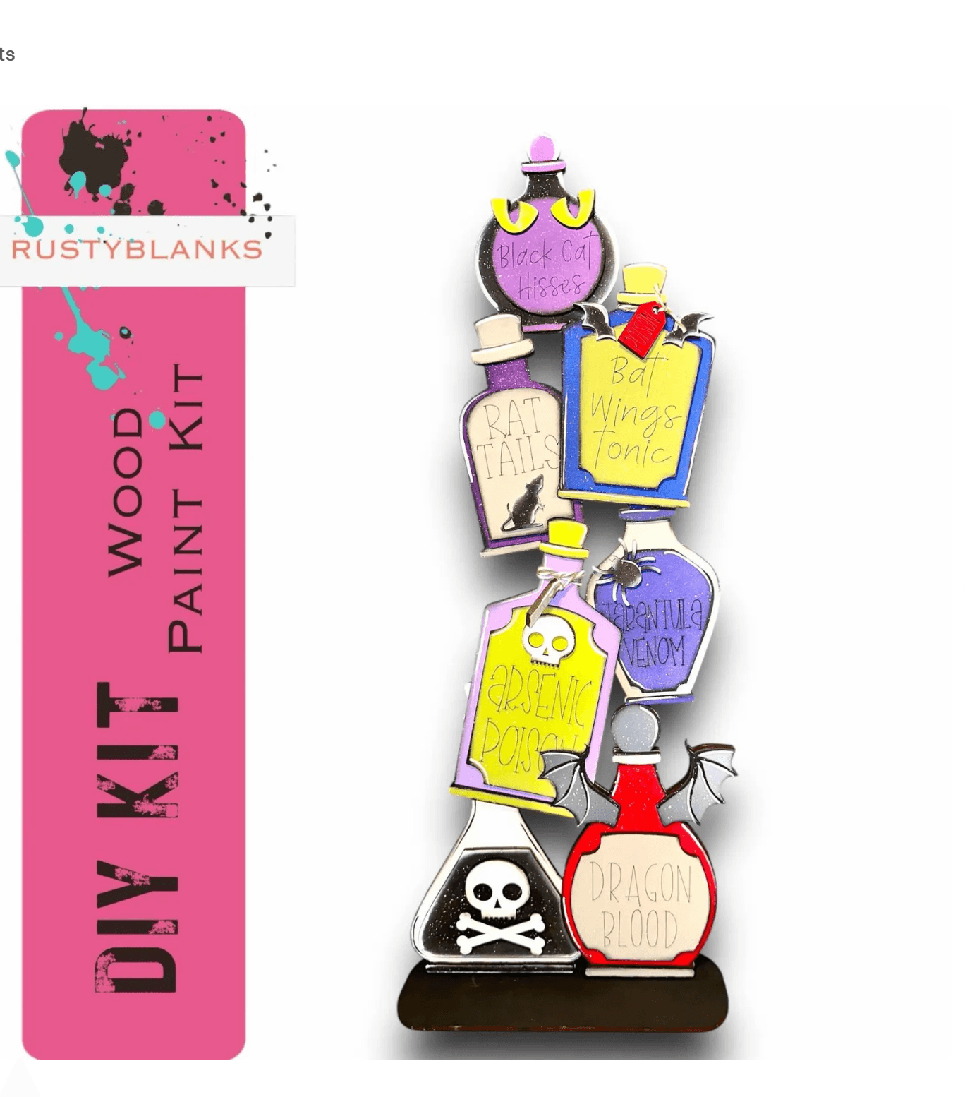 Stacking Witches Potion Insert for our Interchangeable Birdhouse Post ...