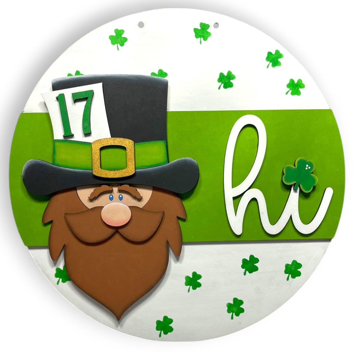 a st patrick's day sign with a lepreti st patrick's