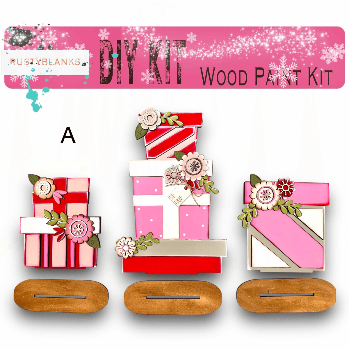 a picture of a wooden craft kit