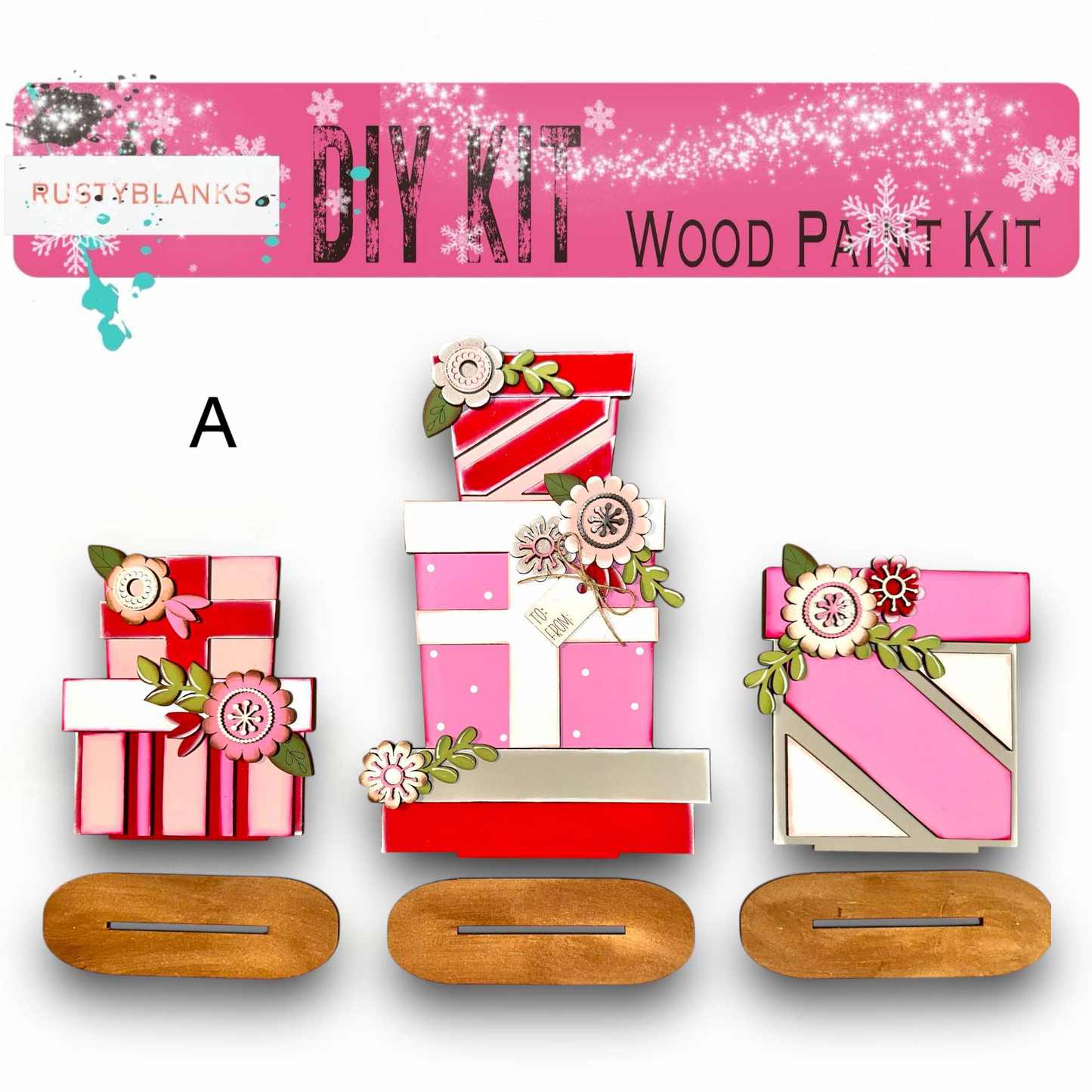 a picture of a wooden craft kit