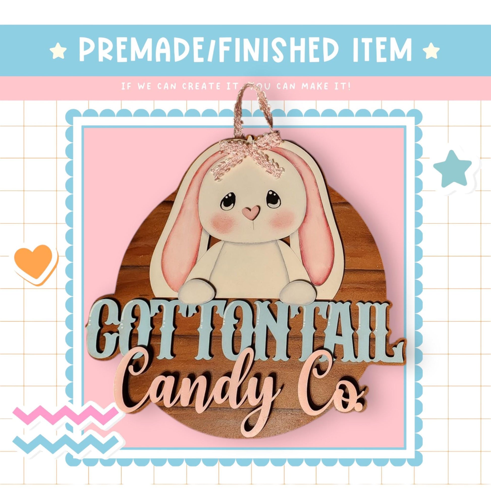 a wooden sign that says, get tontall candy co