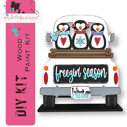 a picture of a bus with penguins on it