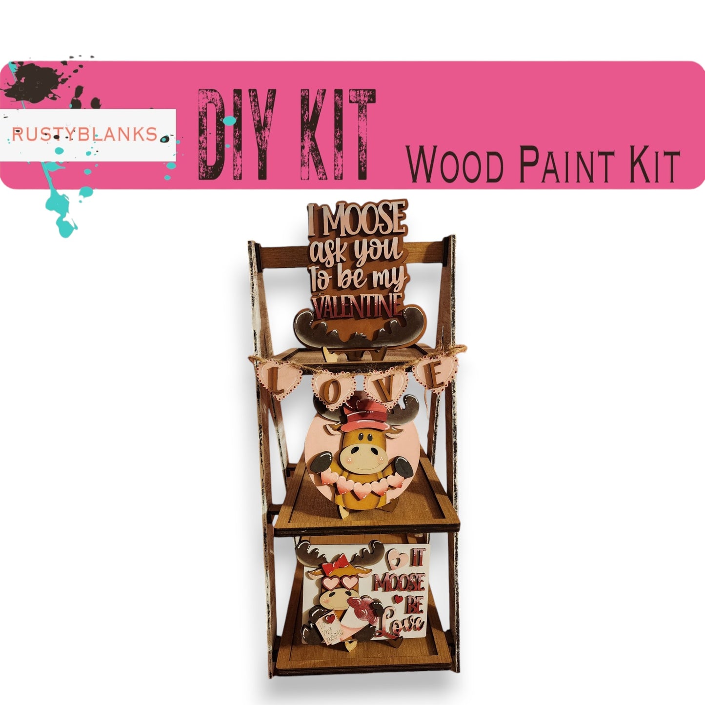 a picture of a wooden paint kit