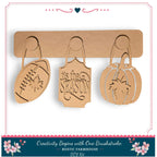 Fall Pegboard Inserts Interchangeable DIY Football Pumpkin Wall Decor Craft Kit product image 3 from The Rustic Farmhouse