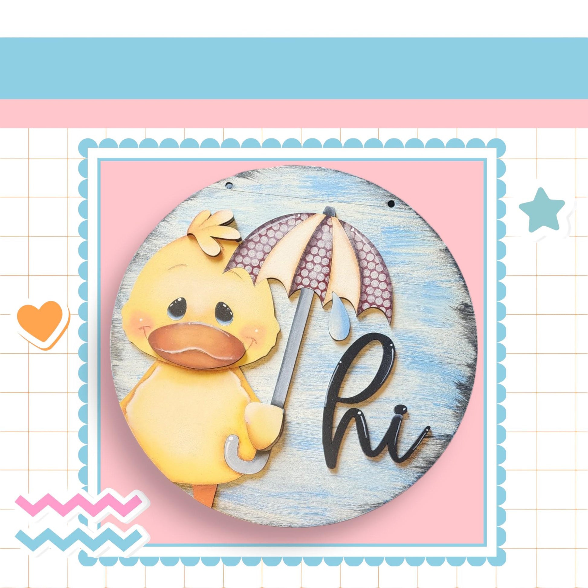 a picture of a duck holding an umbrella