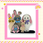 a picture of a group of stuffed animals