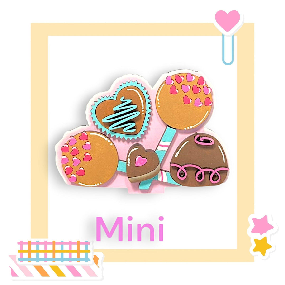 a picture of a bunch of cookies on a white background